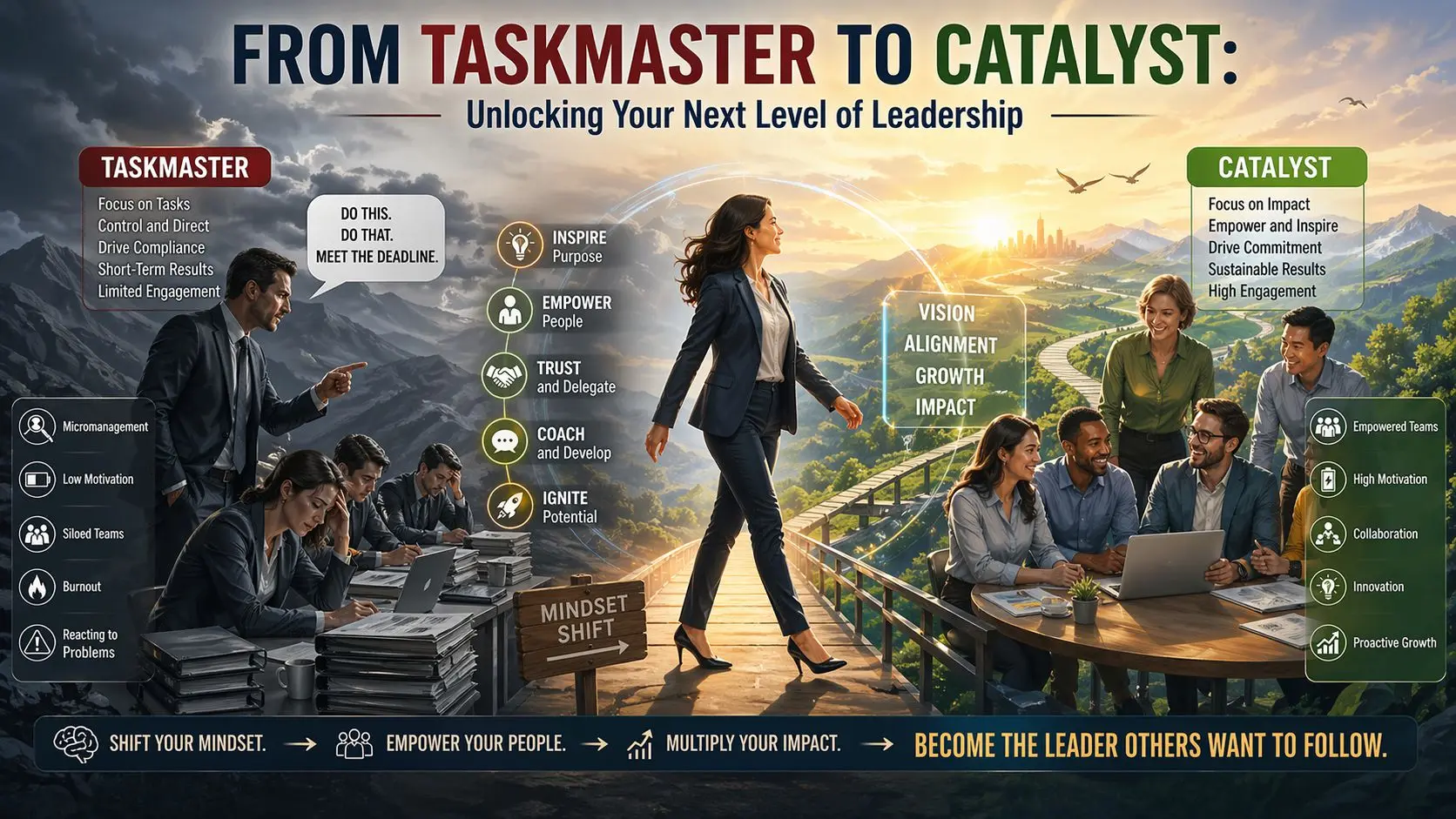 Taskmaster to Catalyst